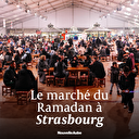 France: Le marché du Ramadan à Strasbourg