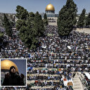 Ramazan ayının son cumasında 120 bin Müslüman Mescid-i Aksa'da saf tuttu