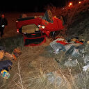 Erzincan'da otomobil şarampole devrildi: Üçü çocuk yedi kişi yaralandı