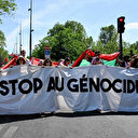 Un manifestant appelle la France à mobiliser sa Marine pour protéger Gaza