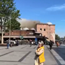 Tarihi Mısır Çarşısı'nda yangın