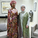 Sierra Leone Cumhurbaşkanı'nın eşi Fatima Maada Bio'dan Emine Erdoğan'a övgü: Tüm Afrikalı lider eşlerinin ilham aldığı tek 'first lady'