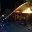 Bolu Dağı'nda dinlenme tesisinde yangın