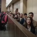 Terörden hüküm giyen Demirtaş'ın avukatları mahkeme salonunda 'Kobani' sloganları attı