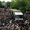 İran Cumhurbaşkanı Reisi’nin cenazesi tören alanında: Tebriz’de binler Şüheda Meydanı’na akın etti