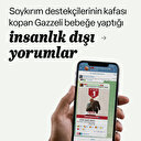 Siyonistler kafası kopan Gazzeli bebekle dalga geçti