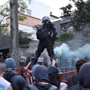 Meksika polisinin Filistin yanlısı göstericilere sert müdahalesi ortalığı karıştırdı