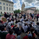 Humboldt Üniversitesi'nde Filistin'e destek eylemi