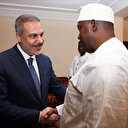 Fidan rencontre le président gambien, Adama Barrow