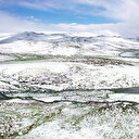 Dağların arasında ilginç görüntü: Drone ile kaydedildi! Hiç bu kadar dikkat çekmemişti