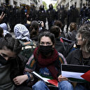 L'entrée des locaux historiques de Sciences Po Paris à nouveau bloquée