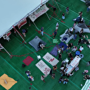 Columbia Üniversitesi'nde Filistin yanlısı öğrenciler polislerin dağıttığı Gazze dayanışma kampını yeniden kurmaya başladı