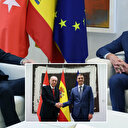 Erdoğan-Sanchez görüşmesinden ilk kareler