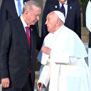 Cumhurbaşkanı Erdoğan G7 Liderler Zirvesi’nde Papa’yla sohbet etti