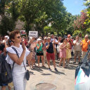 Adalar'da İBB’ye minibüs protestosu: Halk burada İmamoğlu nerede?