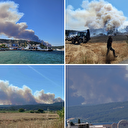 Anafartalar köyü boşaltıldı: Çanakkale'de orman yangını