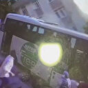 Küçükçekmece'de 3 katlı binanın çökme anı