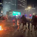 İsrail polisi protestocuları atlarla ezdi