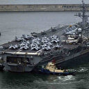 ABD uçak gemisi ortak askeri tatbikat için Güney Kore'de