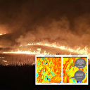 Diyarbakır ve Mardin'deki büyük yangının uydu görüntüleri ortaya çıktı