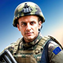Salvini publie un photo-montage de Macron en tenue de combat 