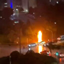 Ankara'da motosiklete yıldırım düştü