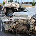 Uşak'ta otomobil kamyona arkadan çarptı: 1 ölü