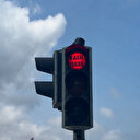 Trabzon’da katil İsrail trafik ışıklarıyla protesto edildi