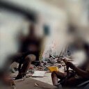 Kassam Tugayları'na bağlı mücahitler salıncakta bekledikleri Siyonistleri havaya uçurdu