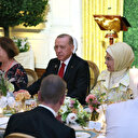 Cumhurbaşkanı Erdoğan NATO Zirvesi'nde akşam yemeğinde