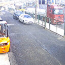 Sultangazi'de İETT otobüsünün park halindeki TIR'a çarptığı anlar kamerada