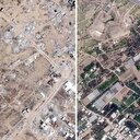 İsrail barbarlığı sonrası Gazze'deki yıkımın görüntüsü