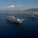 Kıbrıs Barış Harekâtı'nın 50. yıl dönümünde 50 gemi ile geçit töreni düzenlendi