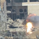 Kassam mücahitleri Gazze'de işgalci tanklarını parçalara böldü