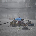 Le nord des Philippines sous l'eau au passage du typhon Gaemi