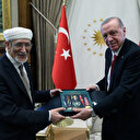 Cumhurbaşkanı Erdoğan Faslı filozof Prof. Dr. Taha Abdurrahman'ı kabul etti