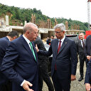 Cumhurbaşkanı Erdoğan Güneysu Devlet Hastanesi inşaatında incelemelerde bulundu