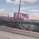 Silivri'de otluk alanda yangın