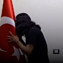 MİT operasyonuyla yakalandı: Türk bayrağına saldıran şahıs Türk milletinden özür dileyerek bayrağı öptü