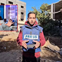 Siyonist İsrail ordusu Al Jazeera'nin Gazze muhabirini hedef göstermeye devam ediyor