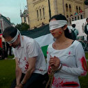 Norveç’te yüzlerce kişi katil İsrail’in Gazze’deki katliamını protesto etti