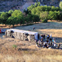 Malatya'da yolcu otobüsü devrildi: 11 yaralı