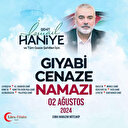 Prières funéraires en mémoire d'Ismaïl Haniyeh à Chypre du Nord