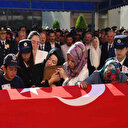 Şehit polis Ahmet Şahan gözyaşları ile uğurladı