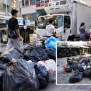 CHP'nin yönetimindeki İzmir kent merkezinde çöp yığınları oluştu