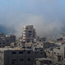 Katil İsrail uçakları yine yerleşim yerlerine bomba yağdırdı