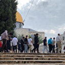 Filistin topraklarını gasbeden İsrailliler Mescid-i Aksa'ya baskın düzenledi