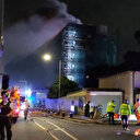Royaume-Uni: Plus de 200 pompiers mobilisés pour l'incendie d'une tour