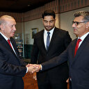 Külliye'de sürpriz kabul: Cumhurbaşkanı Erdoğan derece alan milli sporcular ve askerlerle görüştü