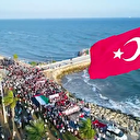 Mersinliler Gazze için meydanlara indi